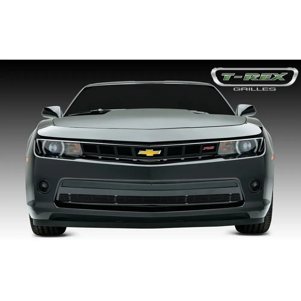 2014-2015 Camaro T-Rex® - Custom Black Powder Coated Billet Overlay Main Grille Trim 1