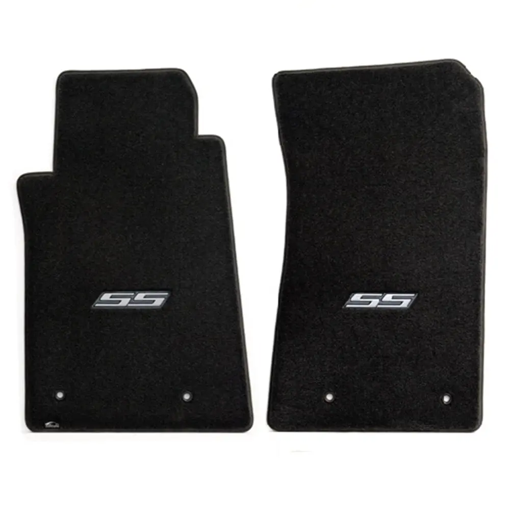 Camaro Ss Floor Mats 2 Pc. Set (Silver Logo) 1