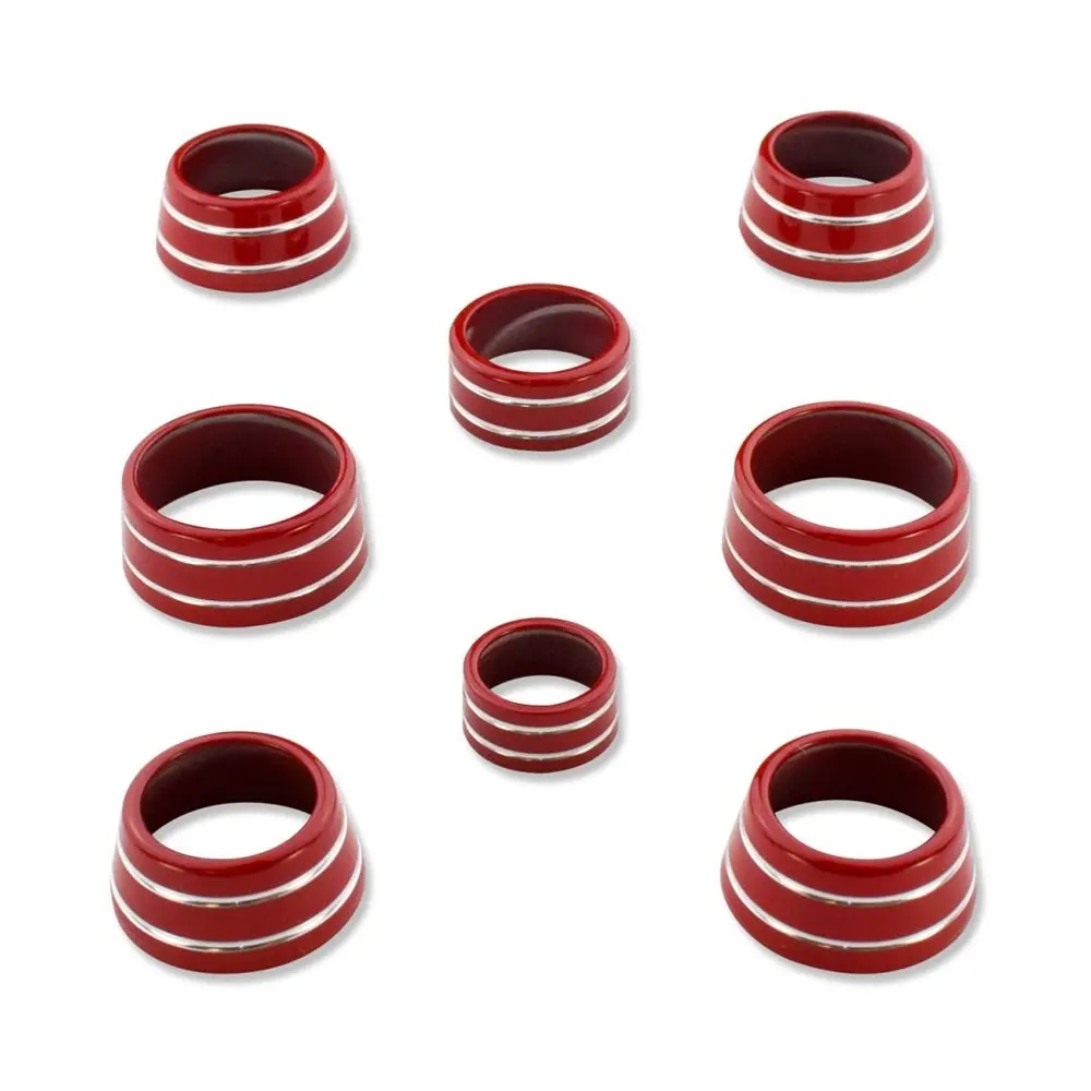 2016+ Camaro Interior Trim Ring Knob Covers - Billet 1