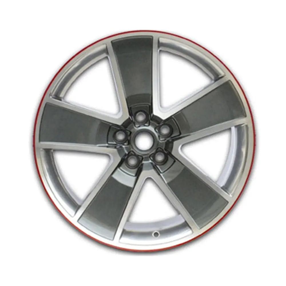 2010-2014 Camaro 20" Red-Line Wheels - Gray With Machined Face, Chrome-Like Windows 1