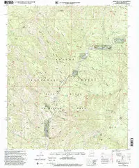 Bear Mountain, Arizona 1997 (7.5'×7.5' Topographic Quadrangle) 1