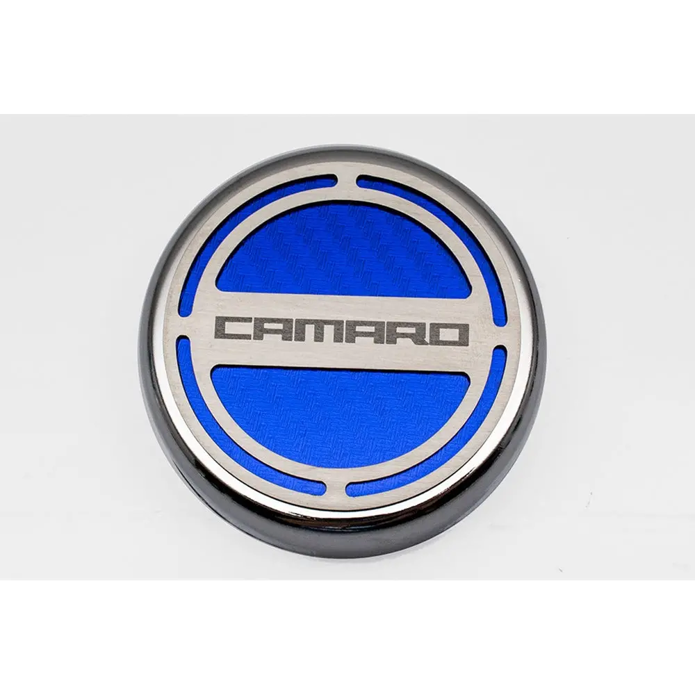 2010-2015 Camaro V6 - Cap Cover Set Carbon Fiber "Camaro" Series Automatic 5Pc Carbon Fiber 1