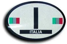 Flagline.Com Italy - Oval Decal 1