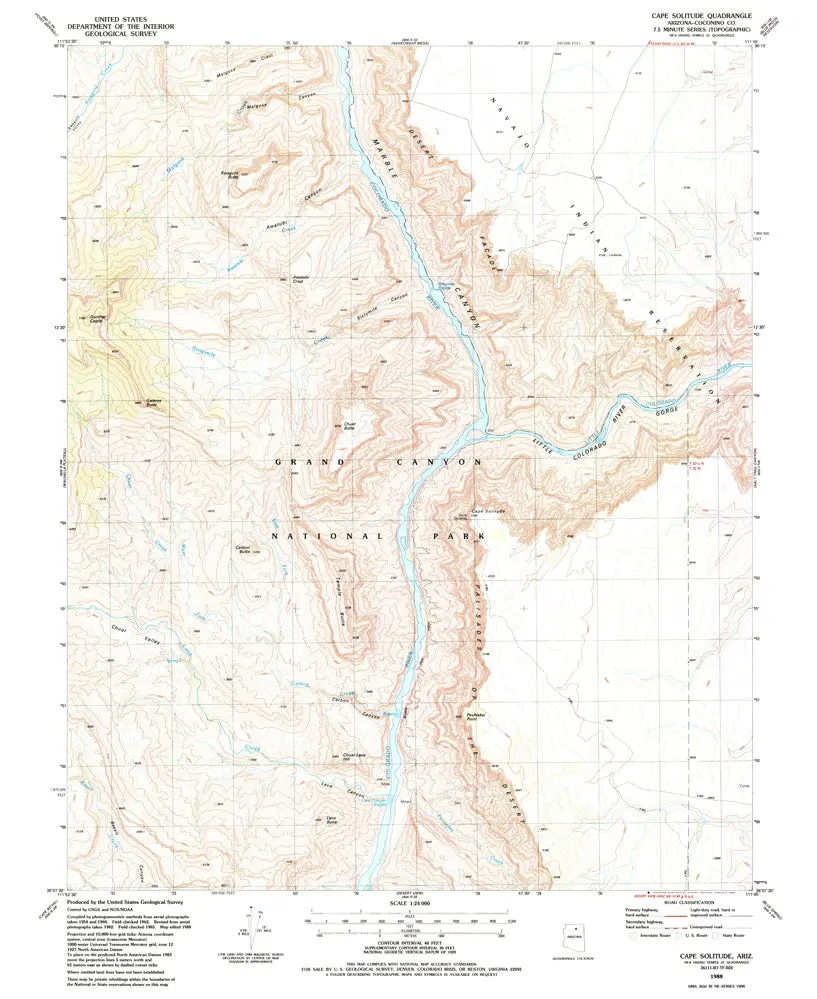 Cape Solitude, Azê7.5' 1988 [Map] United States Geological Survey 1