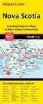 Mapart Nova Scotia Travel Map, Full Color, Matte Finish, Includes Regional Maps & Downtown Maps [Map] Mapart And Ccc Maps 1