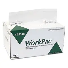 (3 Pack Value Bundle) Csd35318 Workpac All Purpose Wipers, 2-Ply, White, 8.1 X 10 1/4, 125/Box 1