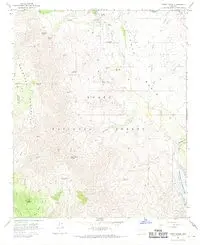 Tonto Basin, Arizona 1964 (7.5'×7.5' Topographic Quadrangle) 1