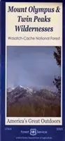 Mount Olympus & Twin Peaks Wilderness Areas Map - Waterproof [Hardcover] Us National Forest Service 1