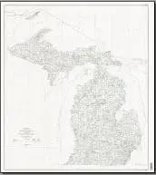 State Of Michigan Base Map [Map] United States Geological Survey 1
