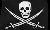 3X5 Foot Polyester Jack Rackham "Calico Jack" Pirate Flag 1