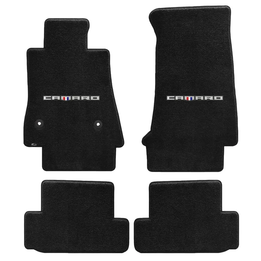 2016+ Camaro Floor Mats 4 Pc. Set (Camaro Script) 1