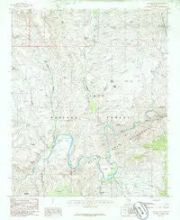 Dagger Peak, Arizona 1986 (7.5'×7.5' Topographic Quadrangle) [Map] United States Geological Survey 1