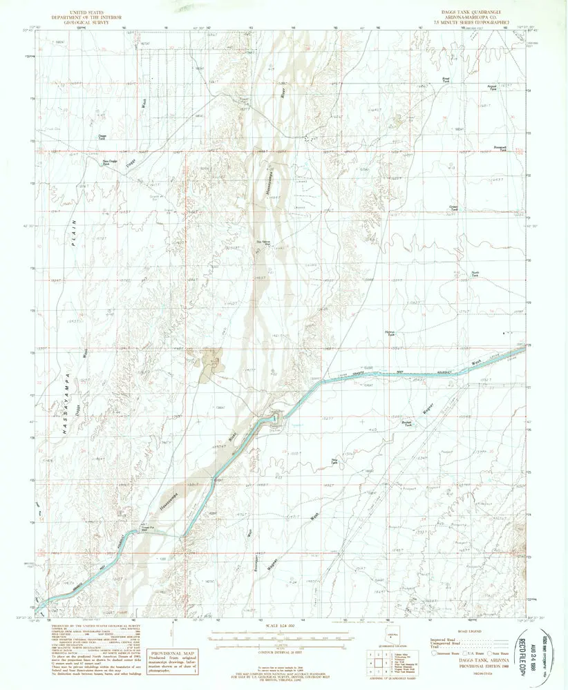 Daggs Tank 7.5' Ust [Map] United States Geological Survey 1