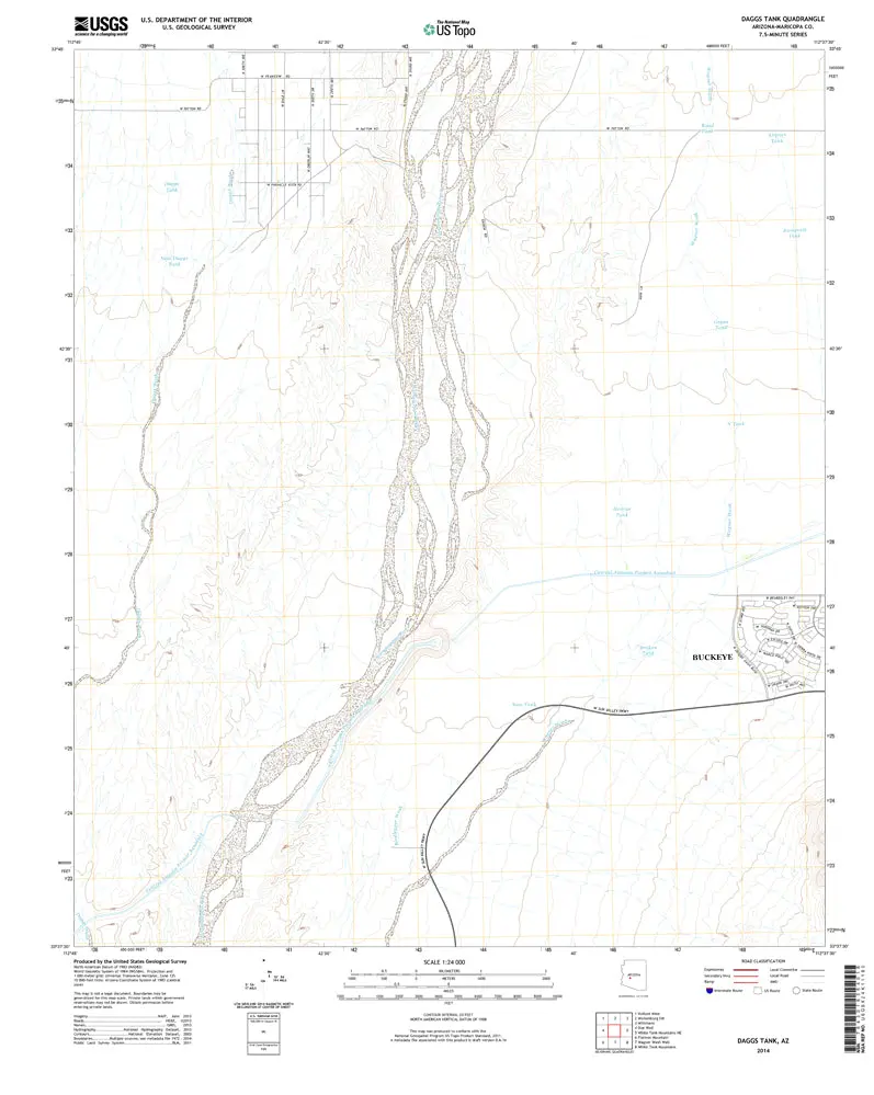 Daggs Tank 7.5' Ust [Map] United States Geological Survey 1