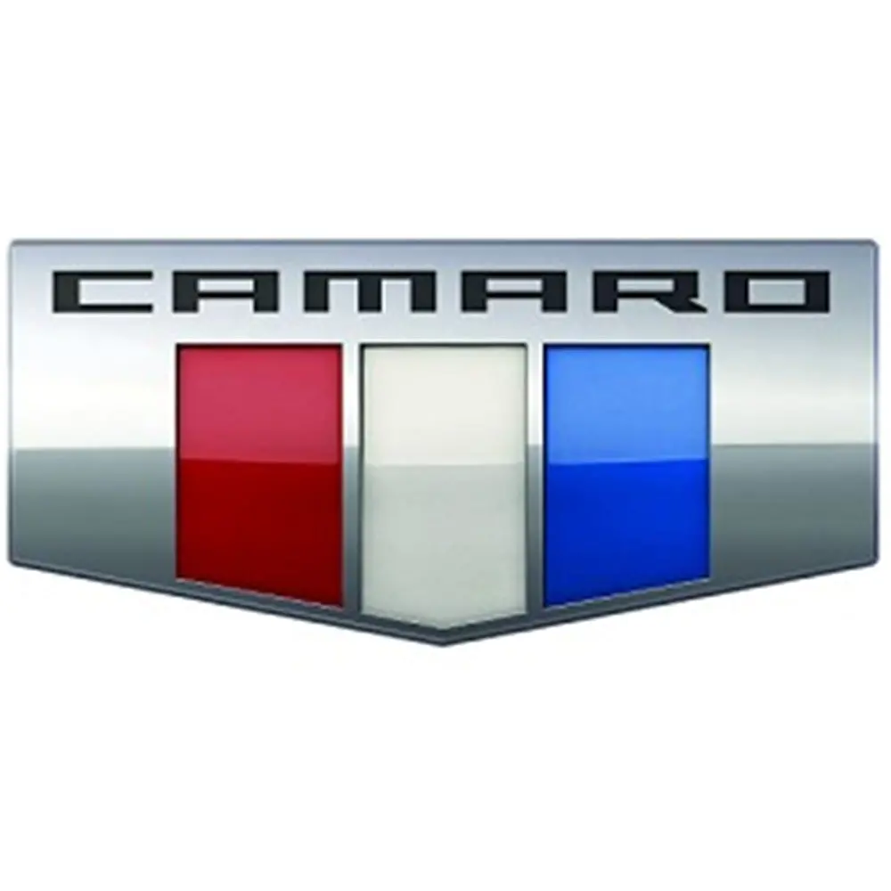 2016+ Gen 6 Camaro Emblem Metal Wall Sign (12" X 6") 1