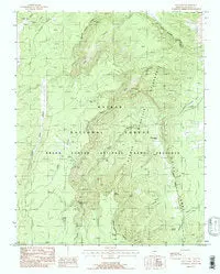 Dog Point, Az 7.5'×7.5' Pe 1988 Map United States Geological Survey 1