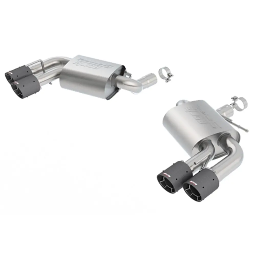 2016-2018 Camaro Ss Borla W- Dual Carbon Fiber Tips Axle-Back Exhaust S-Type 1