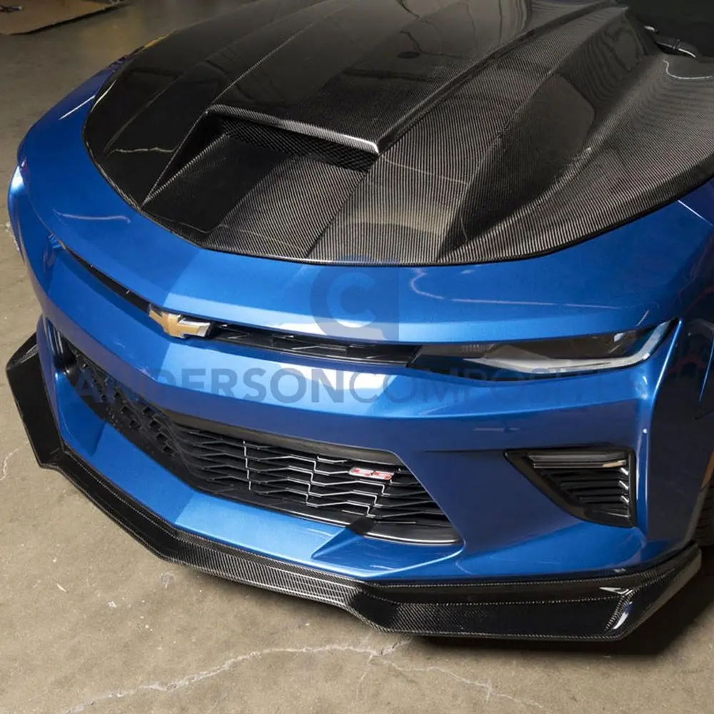 Camaro Ss Type-Az Carbon Fiber Front Chin Spoiler 1