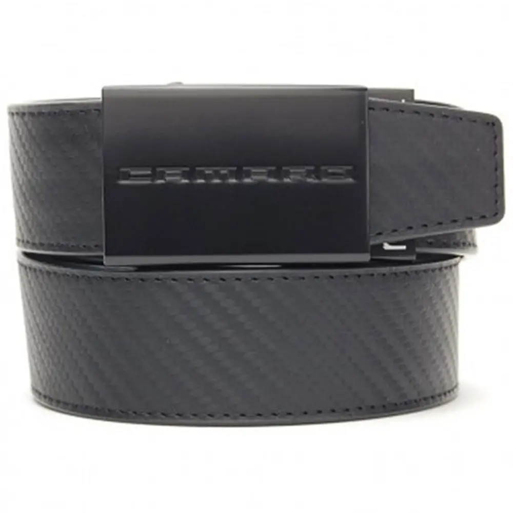 Camaro Custom-Fit Leather Belt - Carbon Fiber; 30"-50" 1