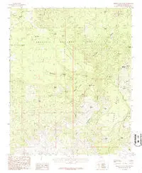 Sheridan Mountain, Arizona 1986 (7.5'×7.5' Topographic Quadrangle) [Map] United States Geological Survey 1