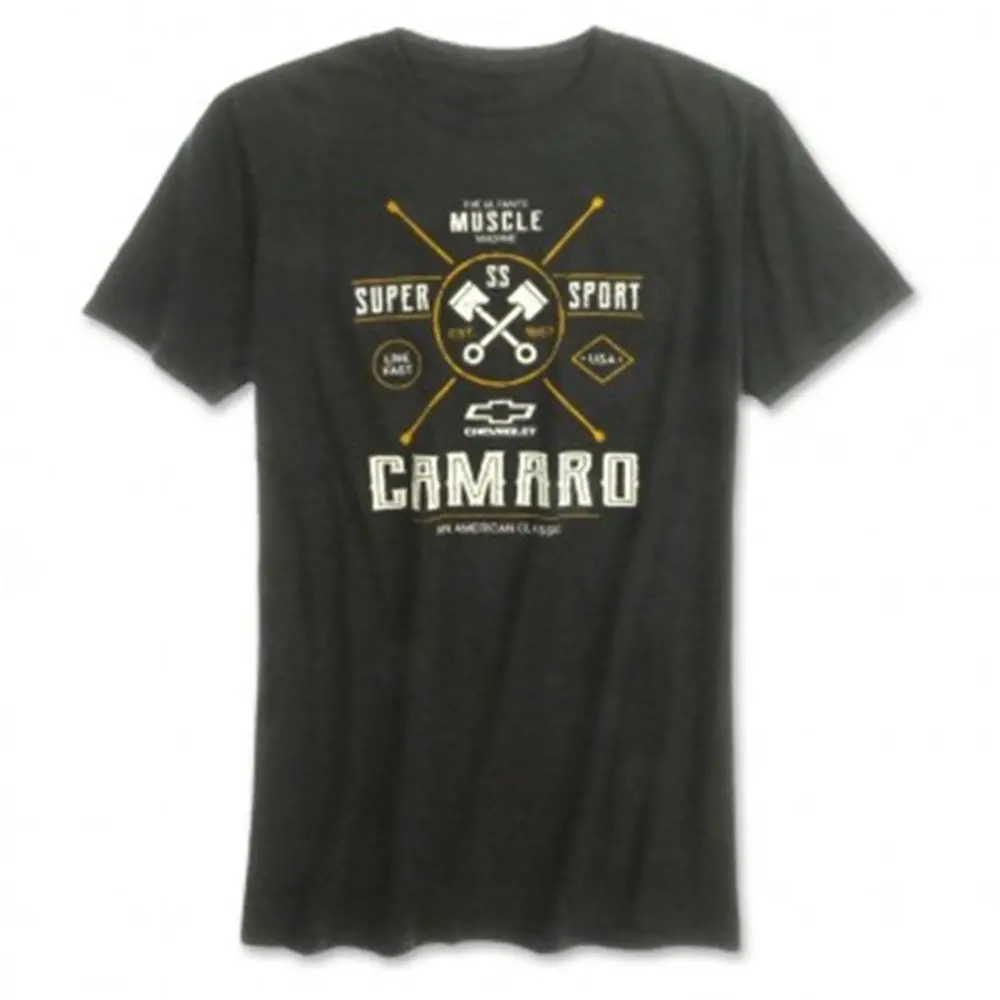 Camaro Ss Muscle Machine Tee - Heather Dark Gray 1