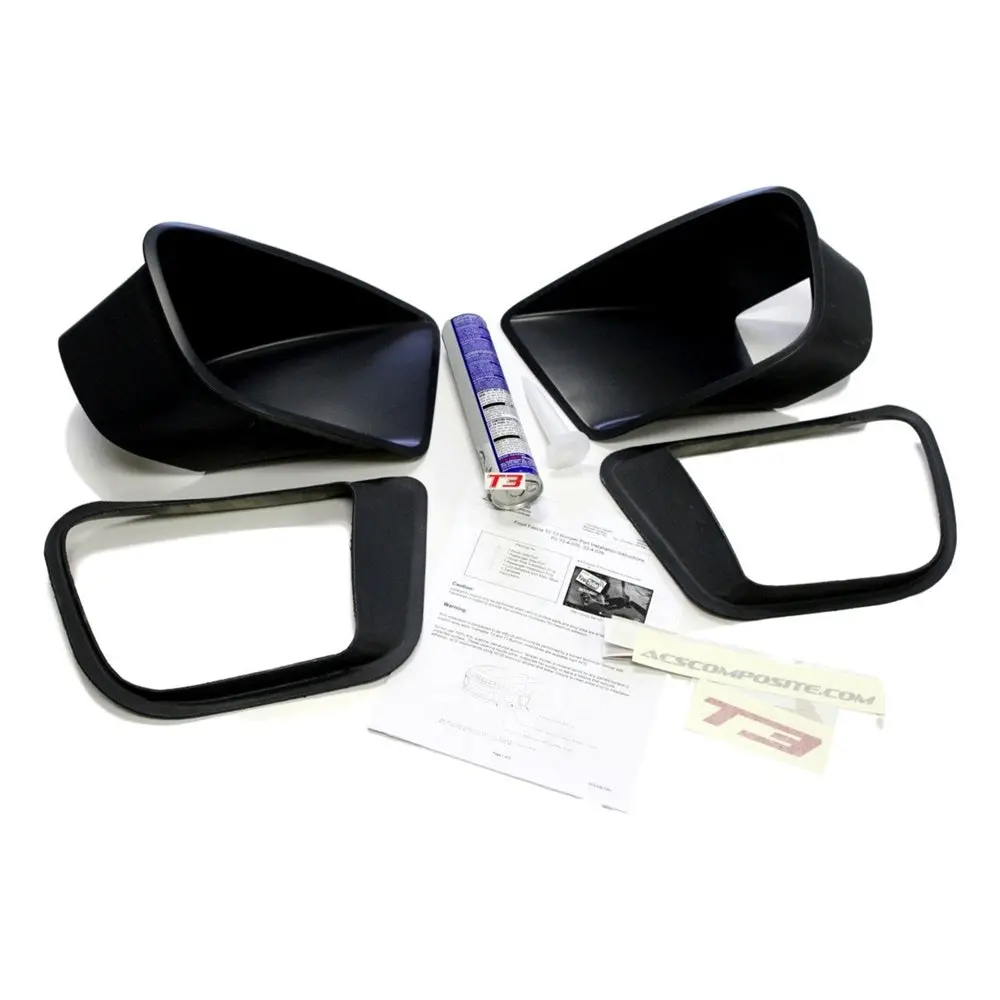 Acs Composite T3-S Front Bumper Ports For The 2010-2013 V8 Camaro 1