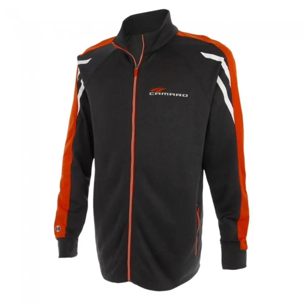 Camaro Competition Tri-Color Jacket - Black Heather-Orange-White 1