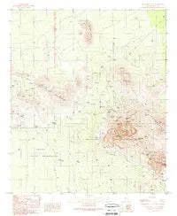 Silver Bell West, Az 7.5'×7.5' 1989 [Map] United States Geological Survey 1