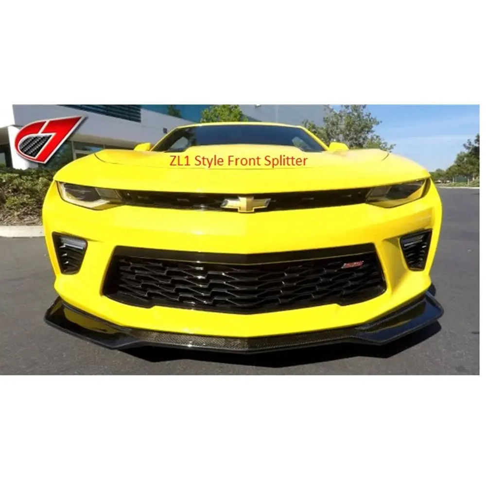 Camaro 2016-2018 Ss Front Splitter- Carbon 1