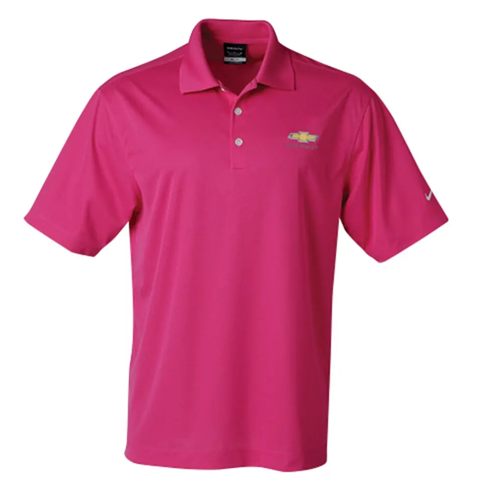 Men's Nike Dri-Fit Pique Polo - Fusion Pink 1