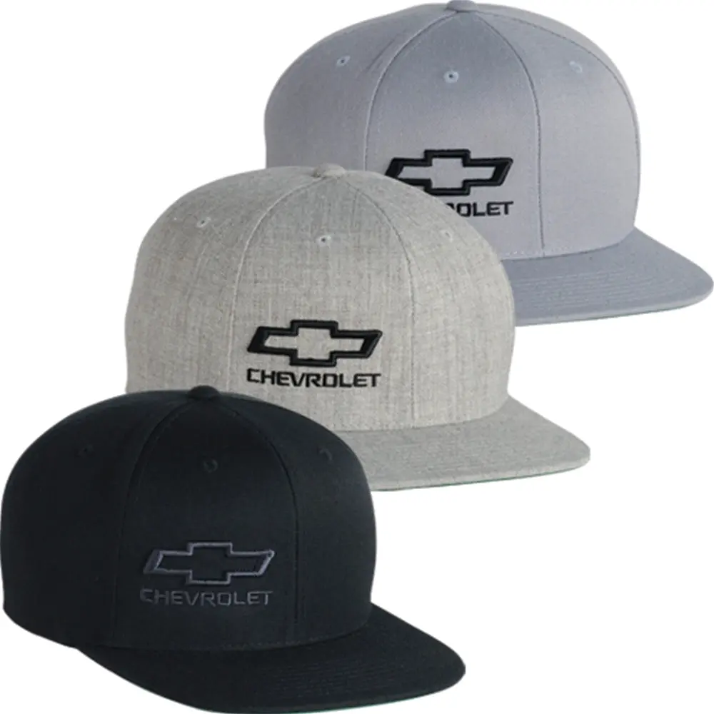 Chevrolet Bowtie Snap Back Flat Bill Cap 1
