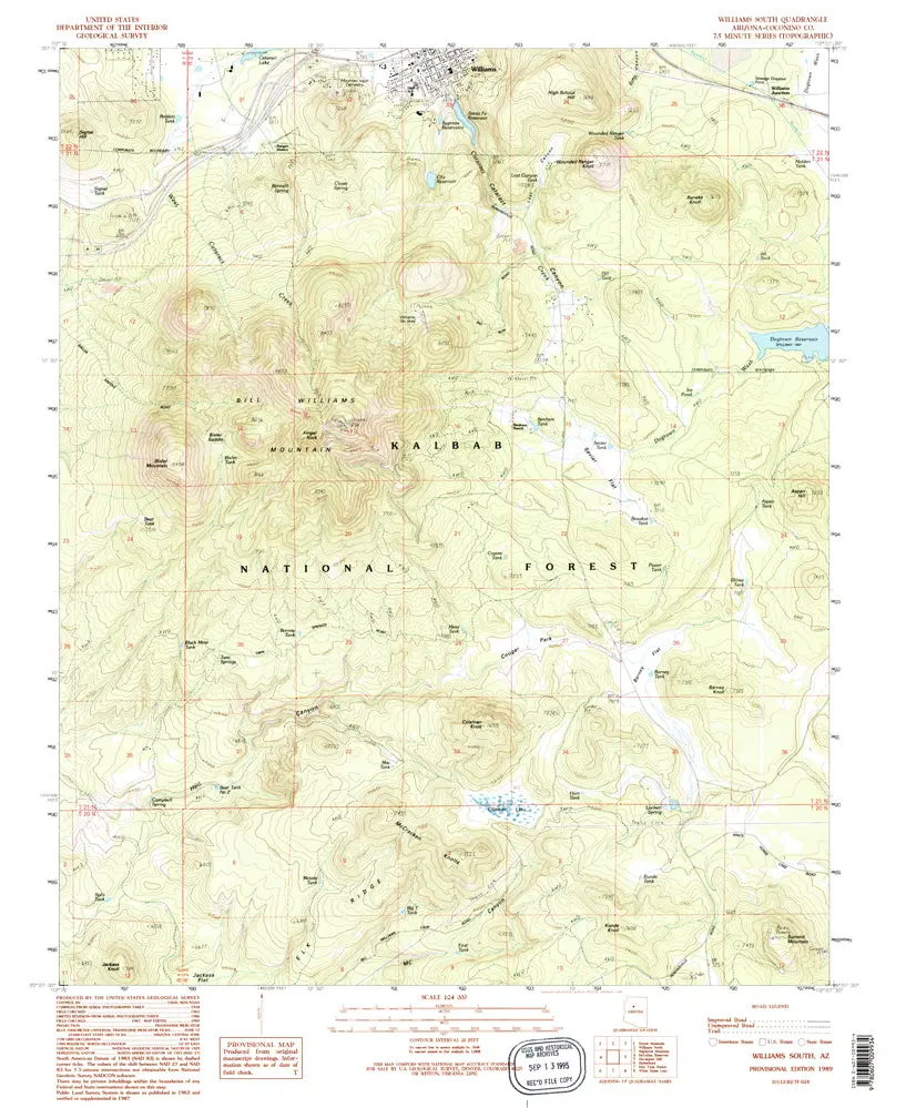 Meadview South, Az 7.5' Pe 1989 [Map] United States Geological Survey 1