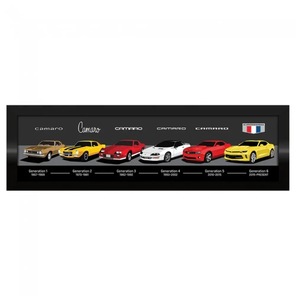 Camaro Legends Framed Art 1