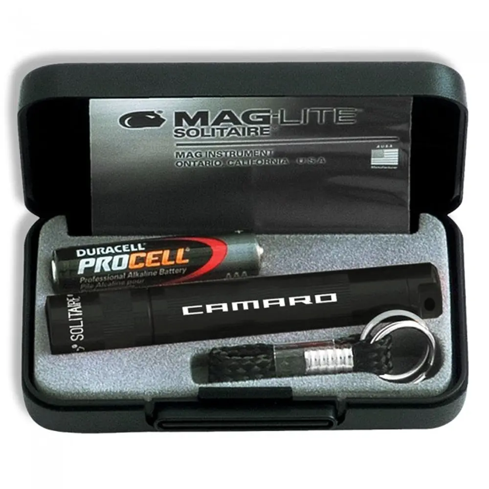 Camaro Mag-Lite Solitaire Flashlight - Black 1