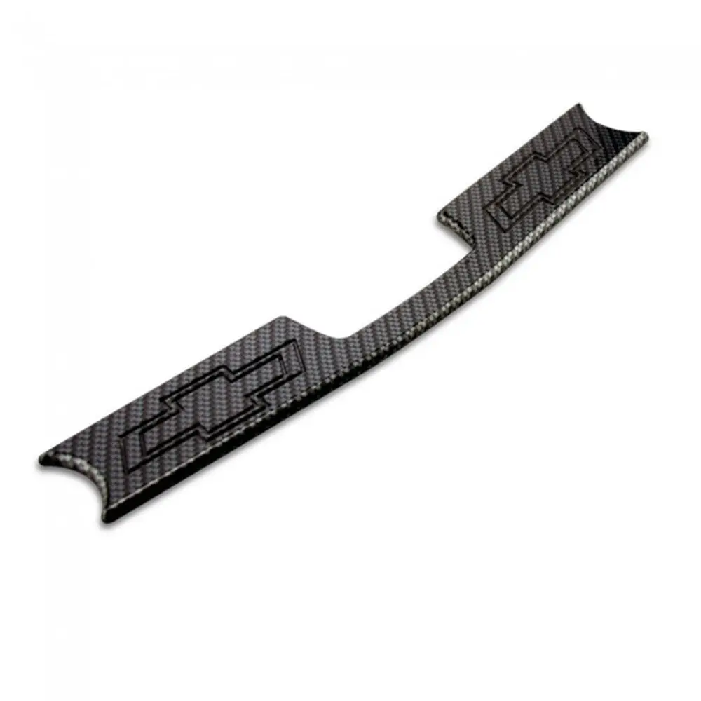 Camaro Oem Trunk Latch Panel With Carbon Fiber Finish – Bowtie Logo 1