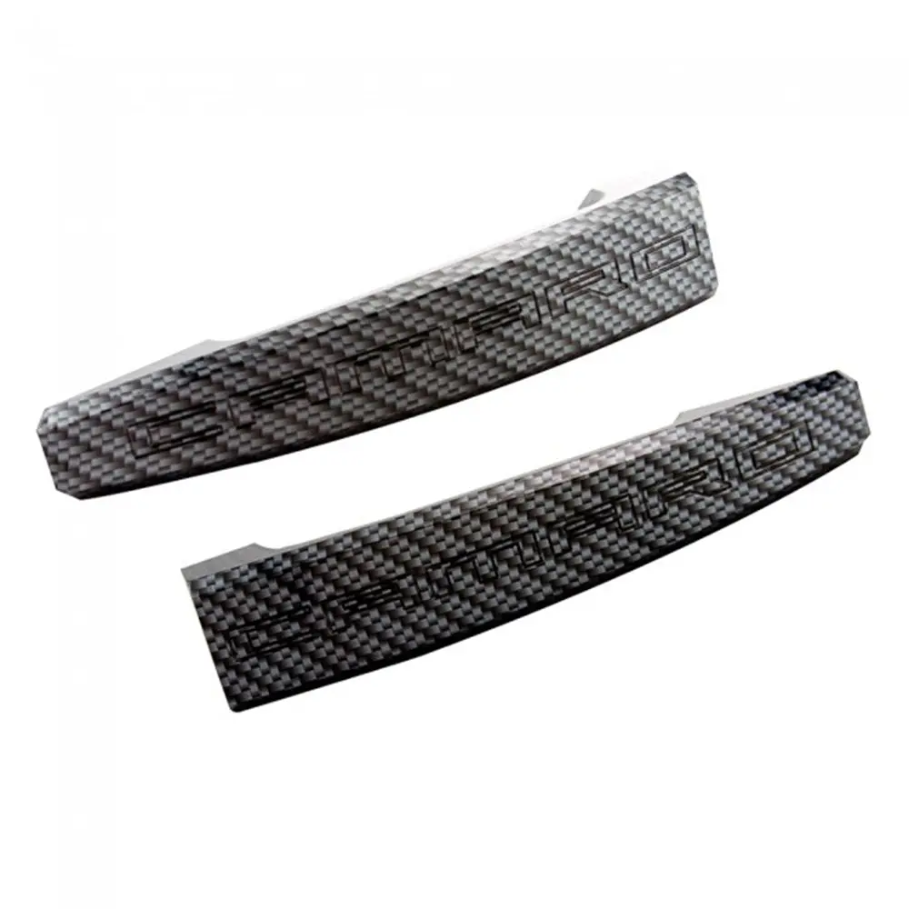 Camaro Replacement Door Handles With Carbon Fiber Finish – Camaro Logo 1