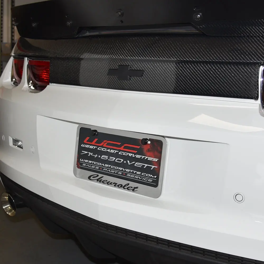 Chevy Camaro License Plate Frame - Chrome 1