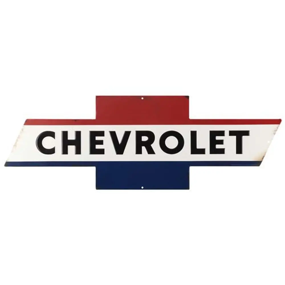 Chevrolet Embossed Tin Sign 1