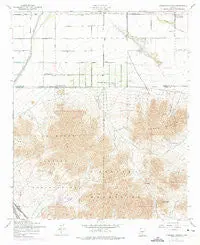 Chandler Heights 7.5' Arizona [Map] United States Geological Survey 1