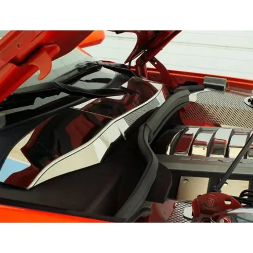 Camaro 4 Pc. Polished Stainless Steel Wiper Cowl 1