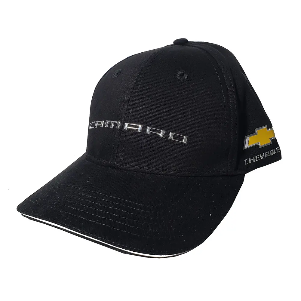 Camaro Liquid Metal Hat : Black 1
