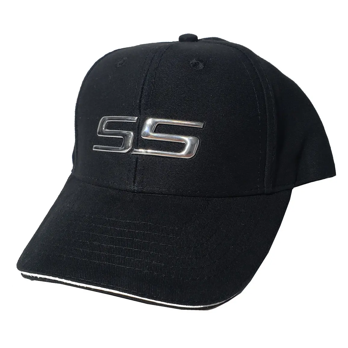 Camaro Liquid Metal Ss Hat : Black 1