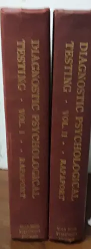 Diagnostic Psychological Testing 2 Volumes [Hardcover] David Rapaport 1