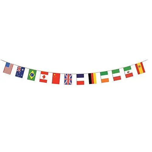 Beistle International Flags Pennant Banner 1