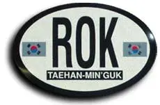 South Korea - Oval Decal 1
