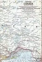 Central Canada (National Geographic Map, Atlas Plate 24) [Map] Melville Bell Grosvenor 1