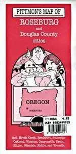 Pittmon Maps 1027 Roseburg44; Or And Vicinity Pocket Map 1