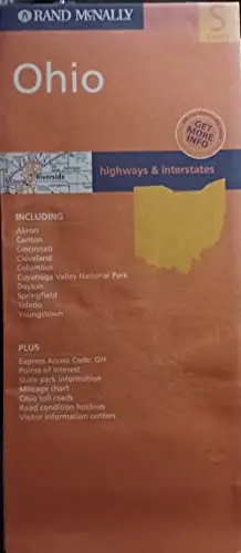 Ohio Highways And Interstate Folded Map [Map] Staff 1