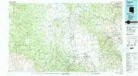 1:100,000-Scale Metric Topographic Map Of Prescott, Arizona (60 × 30-Minute, Historical, 1981, 44.0" × 24.1") [Map] United States Geological Survey 1