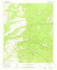 Mogollon, New Mexico (7.5'×7.5' Topographic Quadrangle) [Map] United States Geological Survey 1